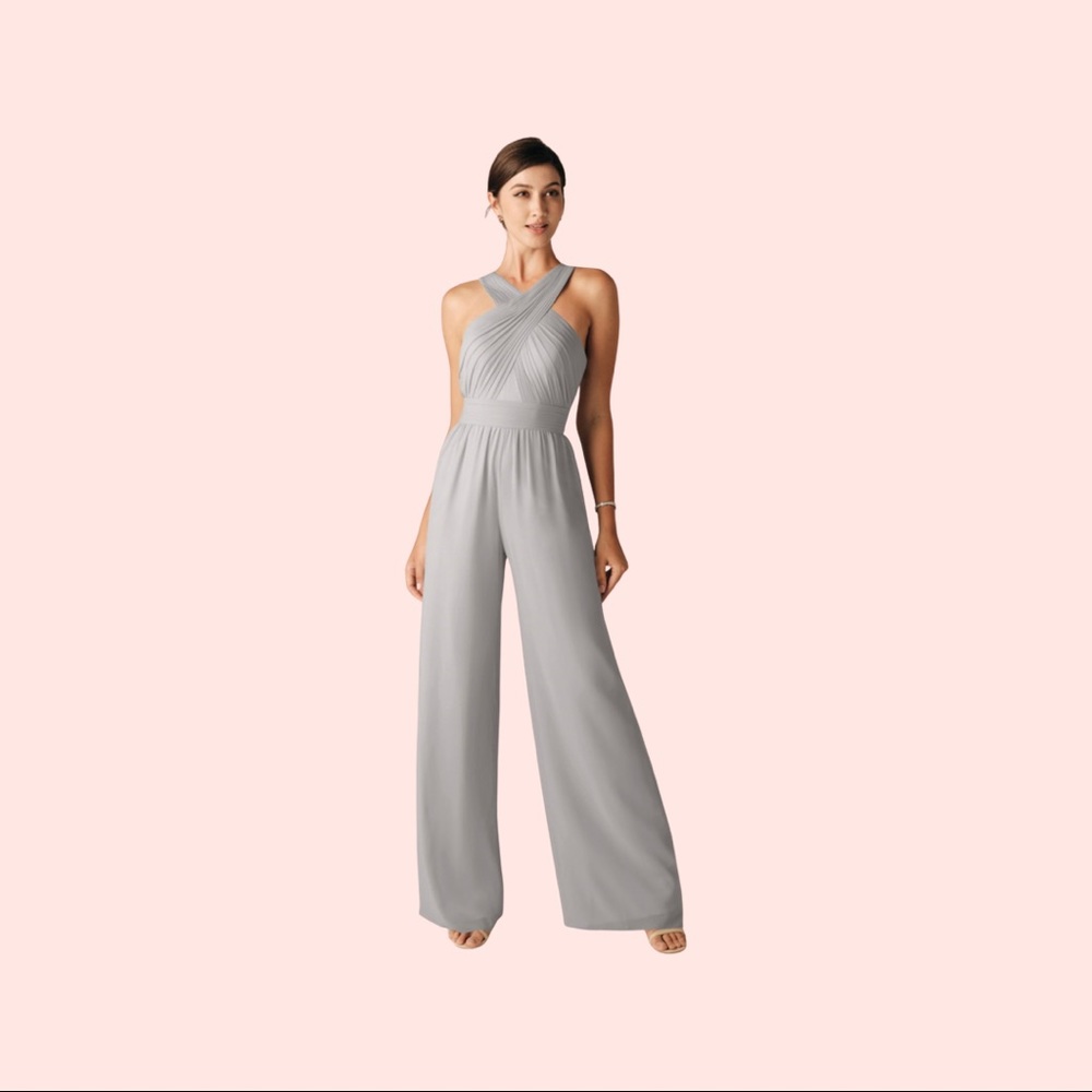 NWOT AW Lorraine Jump Suit - Size 12 - Mystic/Silver